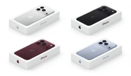 A selection of iPhones