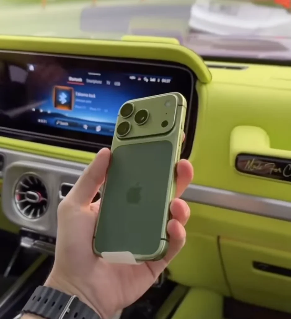Customized iPhone owned by a client from UAE