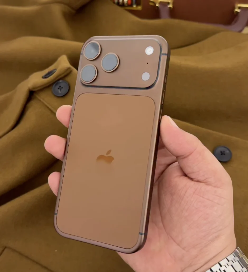 Customized iPhone owned by a client from France