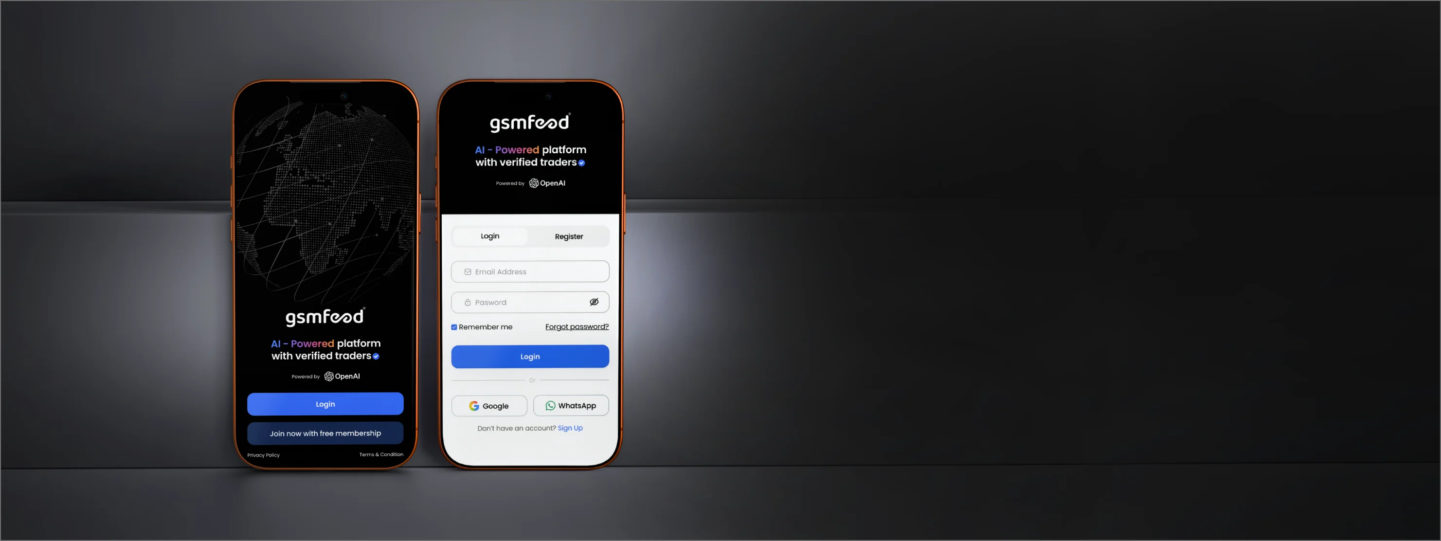 gsmfeed iOS app preview