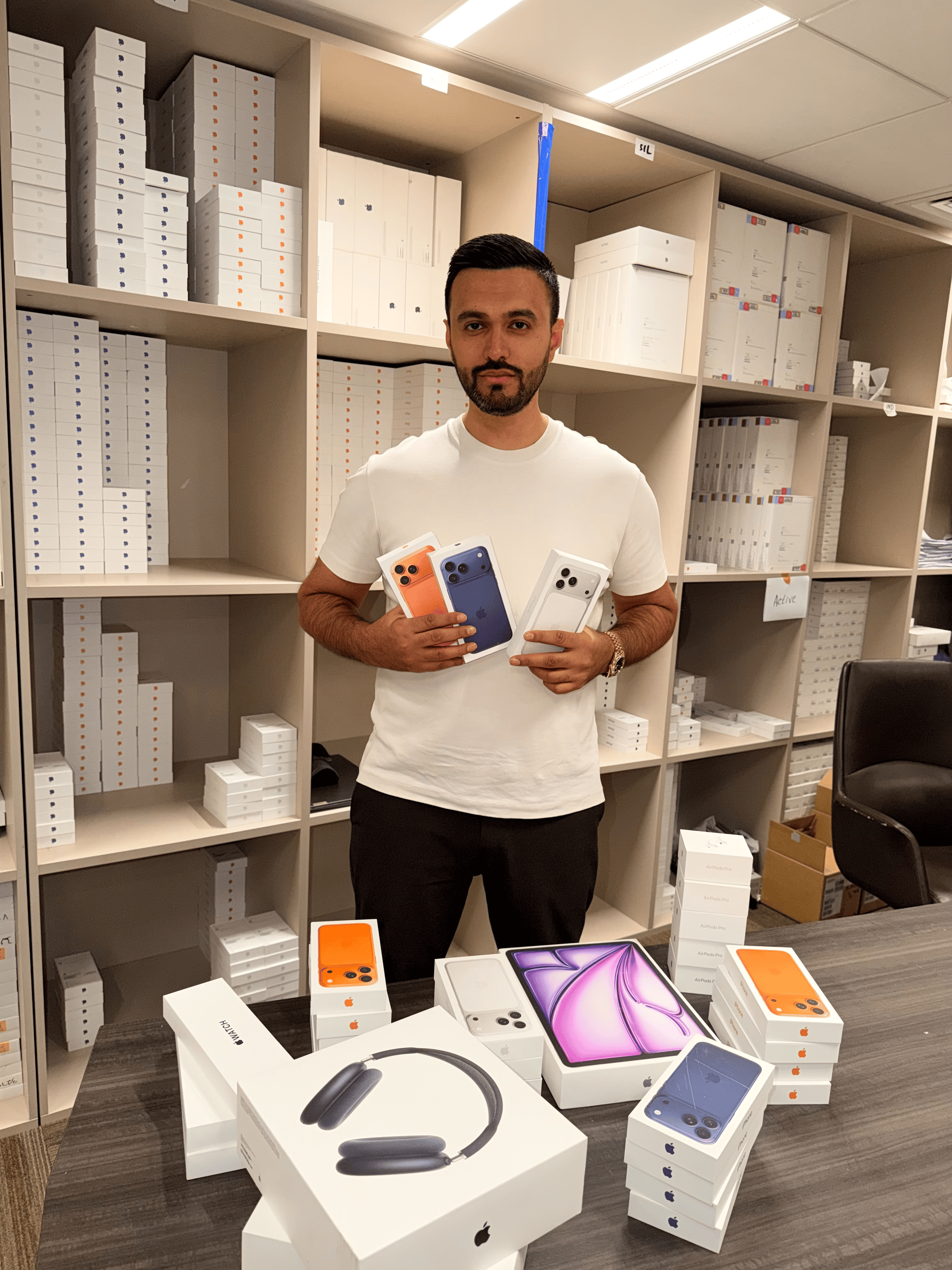 Boxed iPhones ready for wholesale