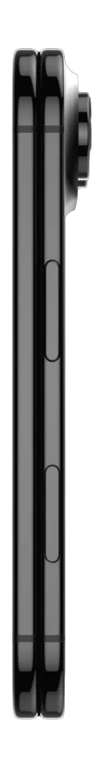 Folded iPhone Ultra concept shown from the side