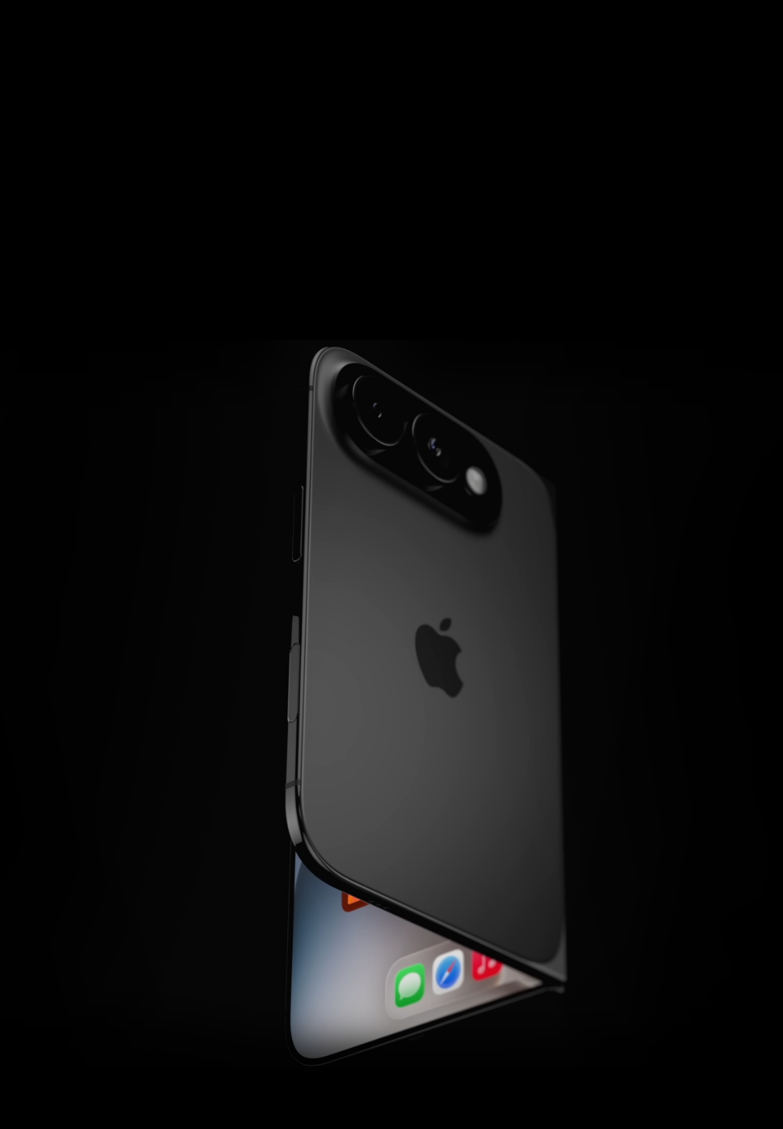 Foldable iPhone outer display concept