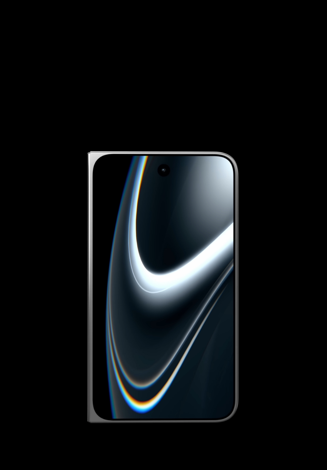 Foldable iPhone front display concept
