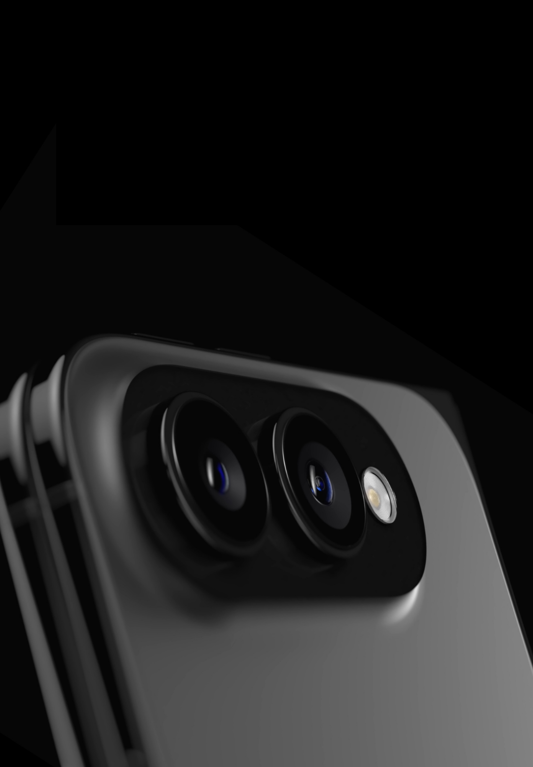Foldable iPhone dual camera concept