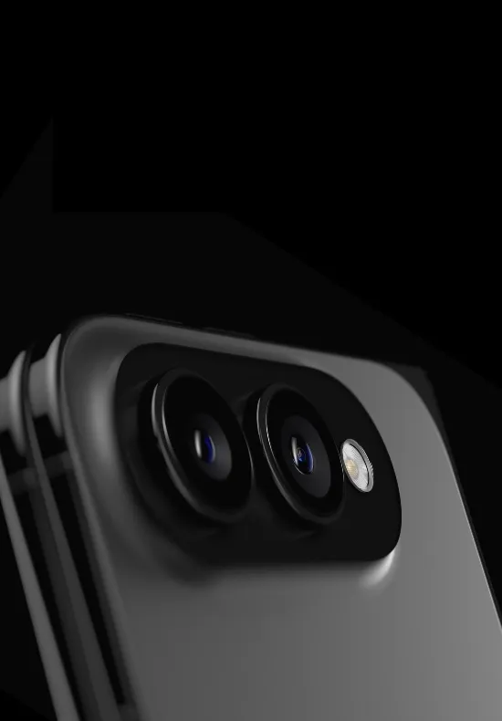 Foldable iPhone dual camera concept