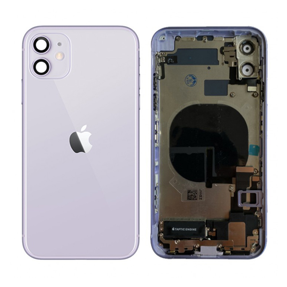 Rear housing with frame - iPhone 11 Purple view